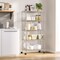 Seville Classics 5-Tier Steel Wire Shelving System, 30" W x 14" D x 61.5" H